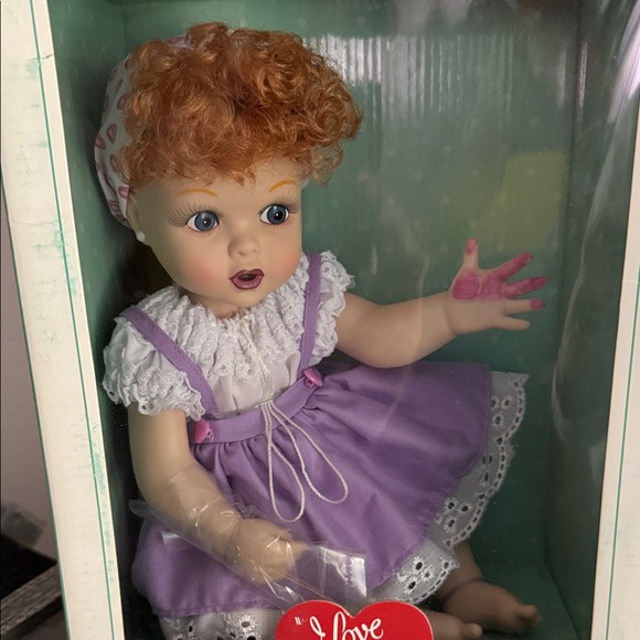 I Love Lucy Doll with Purple Dress - Picture 3 of 4